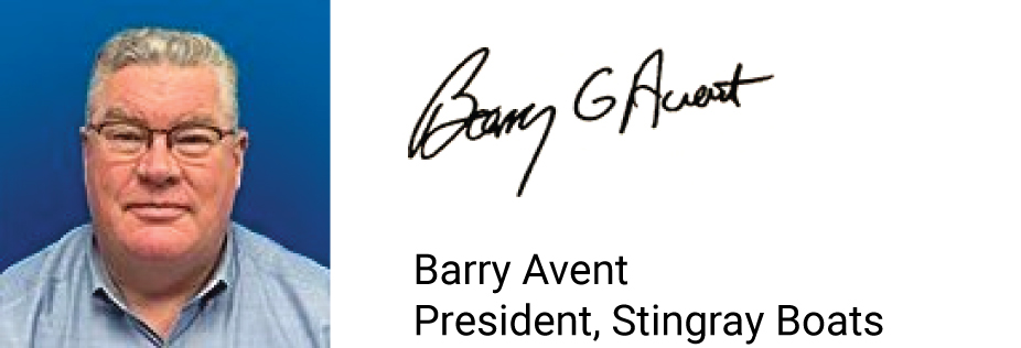 Barry Avent, President, Stingray Boats