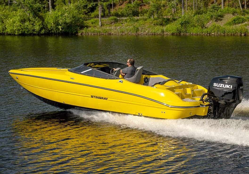 Stingray Boats Yellow Hull Color